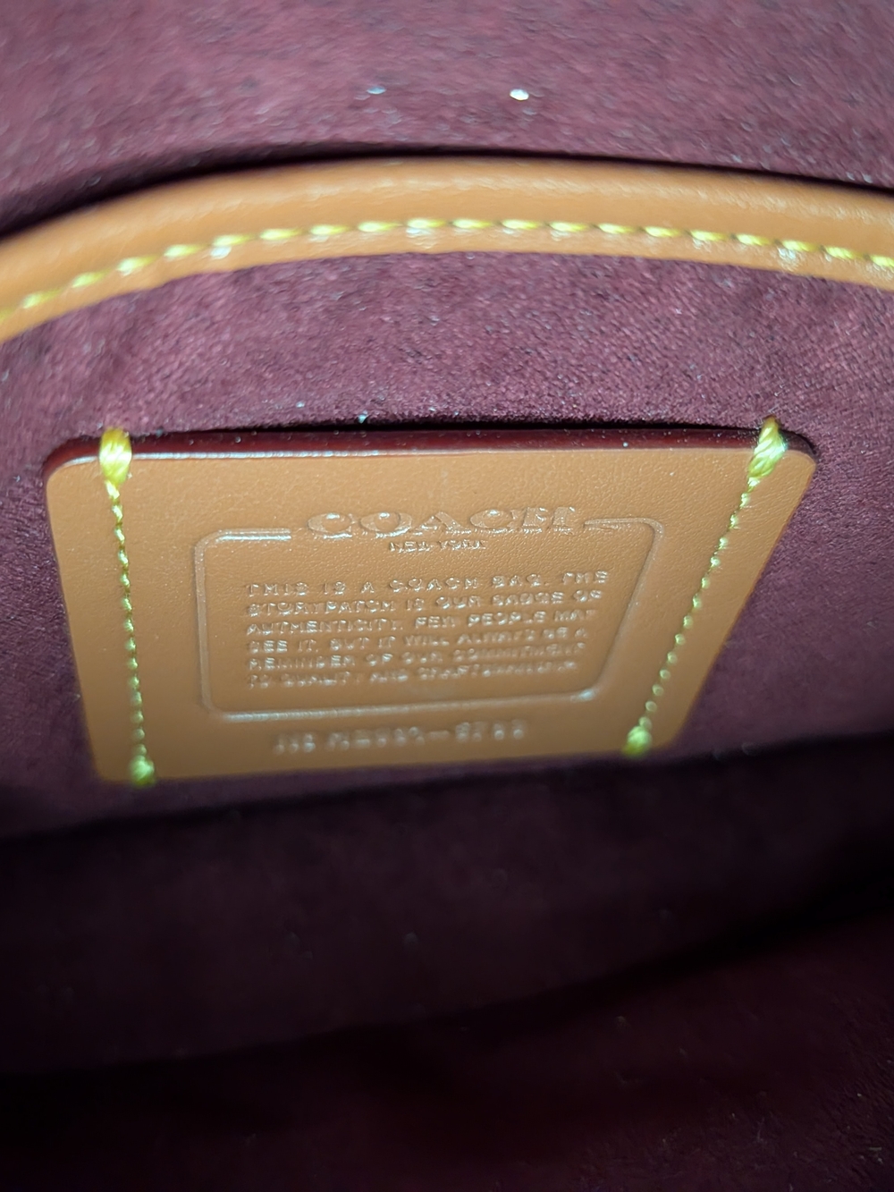archival drip | Coach Tabby 26 | riveted + signature canvas crossbody purse - Picture 4 of 8